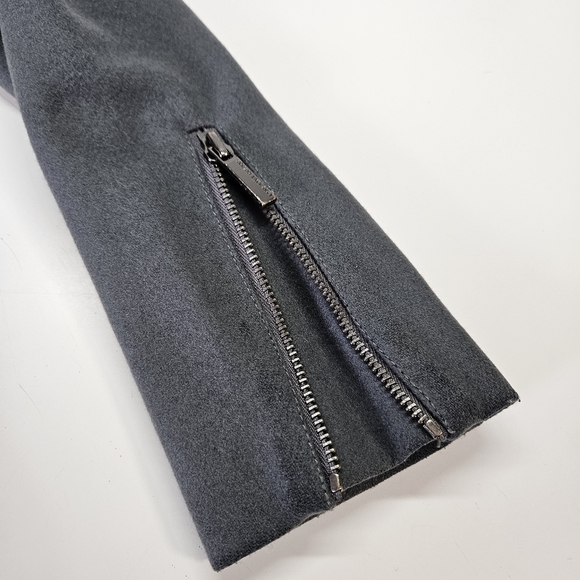 Armani Exchange A|X Gray Faux Fur Collar Wool Blend Coat XS - Picture 5 of 8